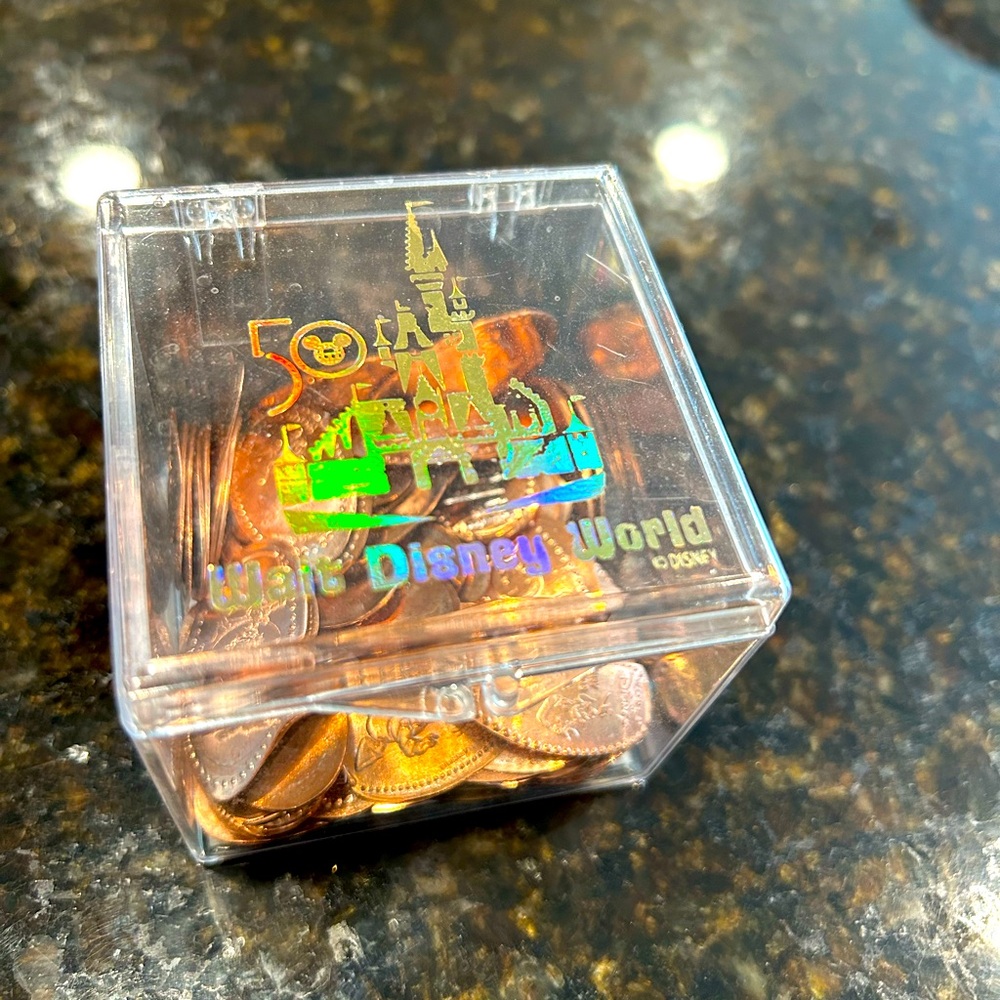 Lot of 79 pressed Pennies from walt Disney world parks and resorts